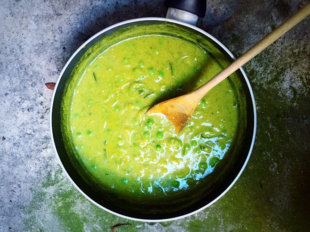 Green Vegan Veggie Sauce