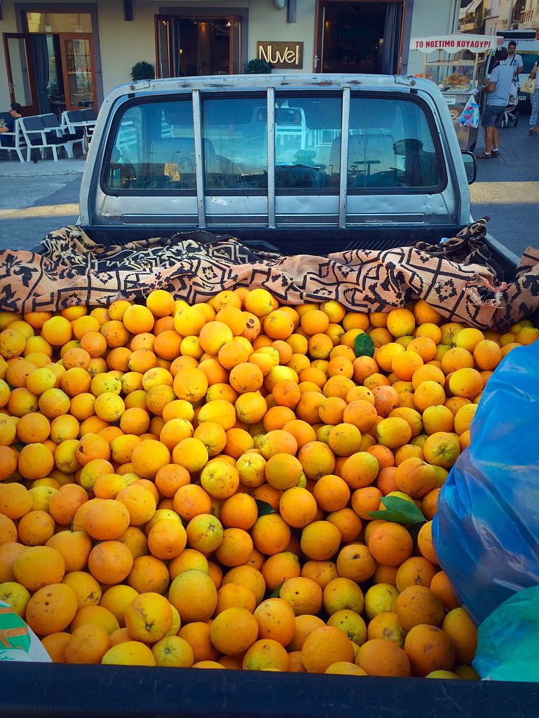 Chania Orange Truck