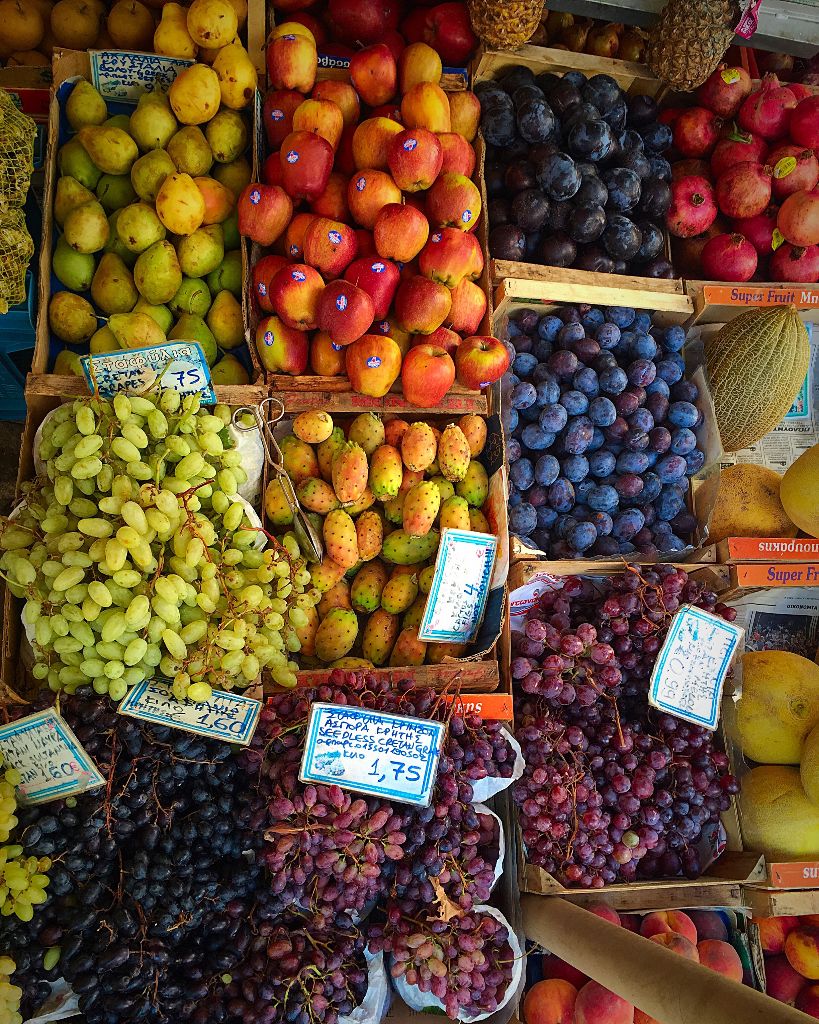 Rethymno fruit market