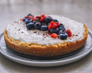vegan, glutenfree protein cheesecake