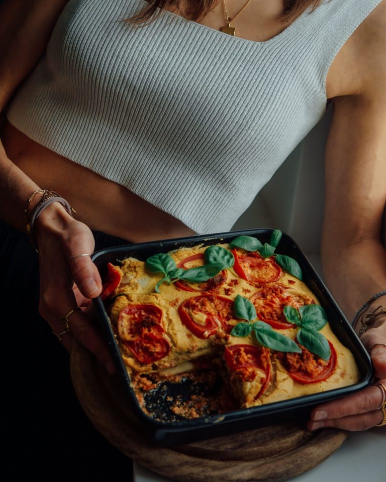 Vegetable Lasagna – a low carb, vegan & easy recipe | Annelina Waller