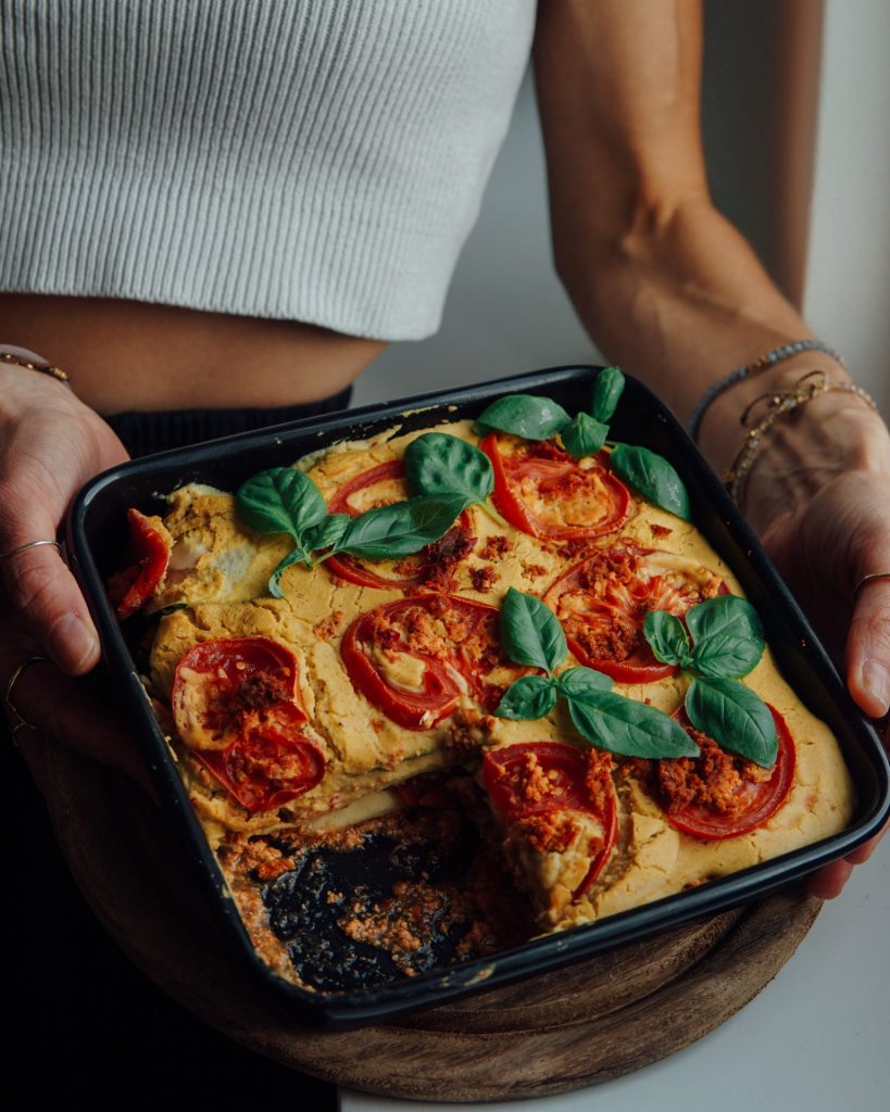 Vegetable Lasagna – a low carb, vegan & easy recipe | Annelina Waller