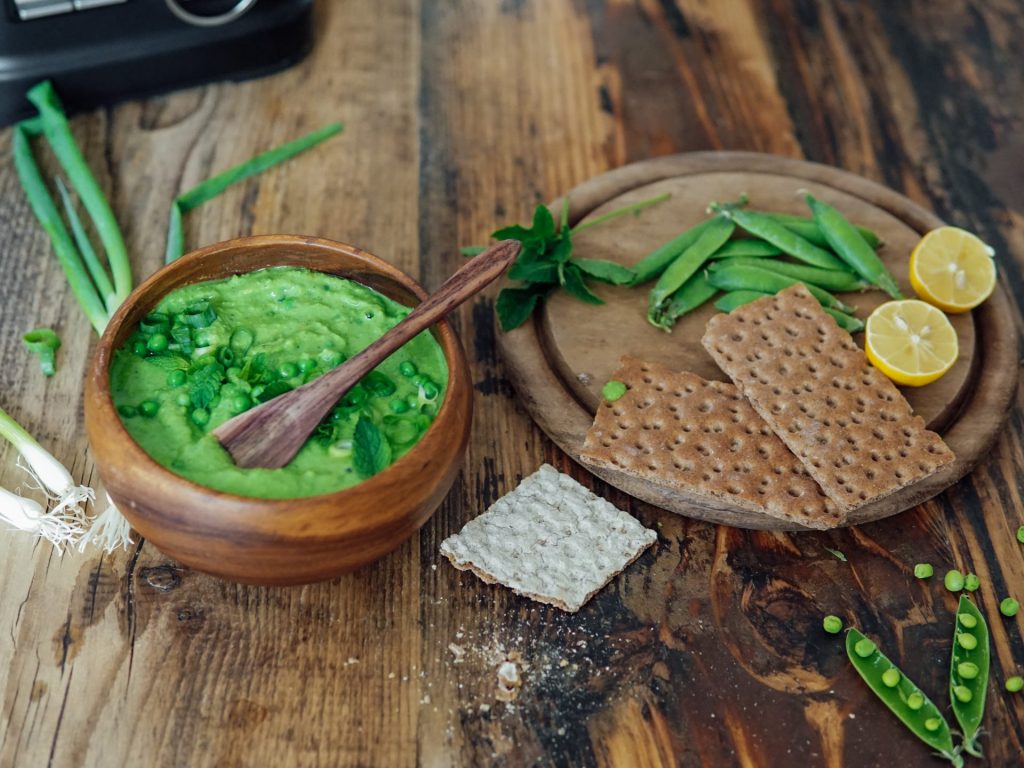 proteinreicher erbsenmus sommer