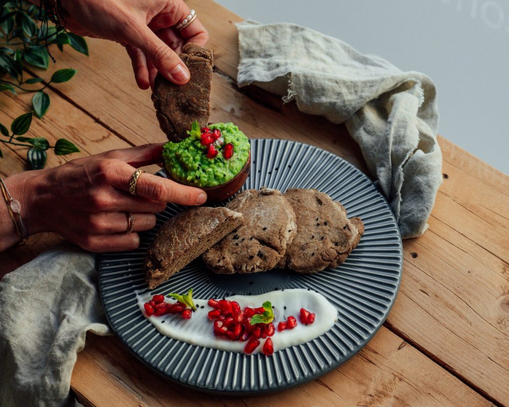 proteinreicher erbsenmus sommer