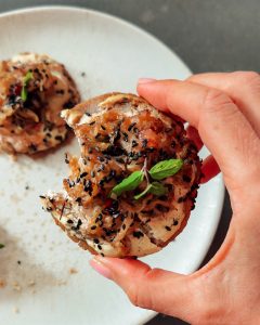 Mini Kimchi Pizza
