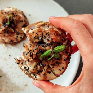 Mini Kimchi Pizza