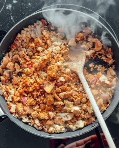 Quiche Füllung vegan