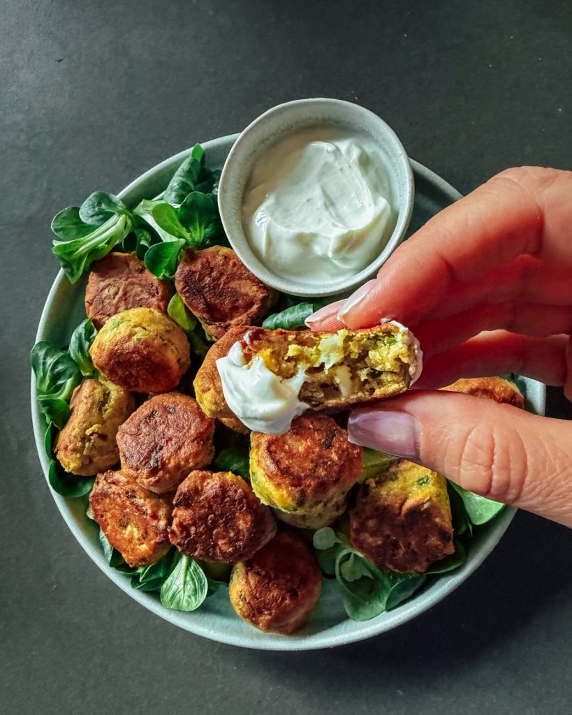 Falafel aus Kichererbsenmehl