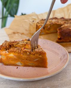 gesunder Apfelkuchen