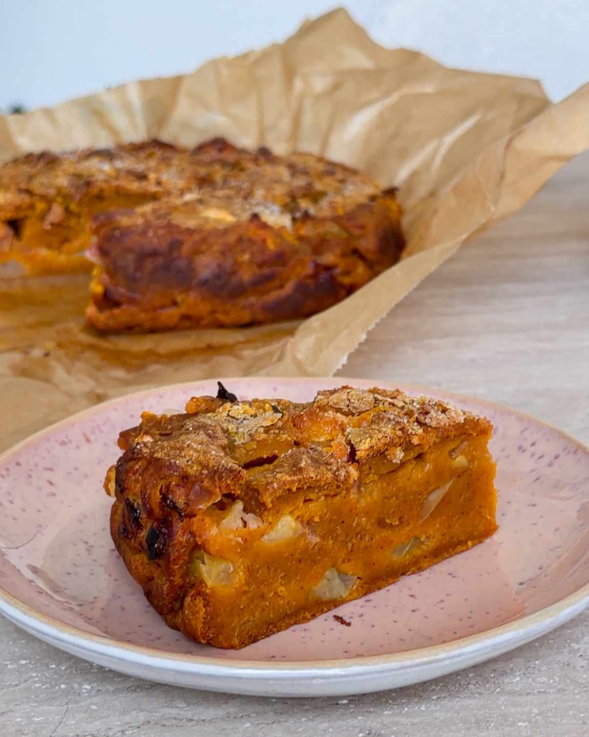 Kuchen mit Kürbis