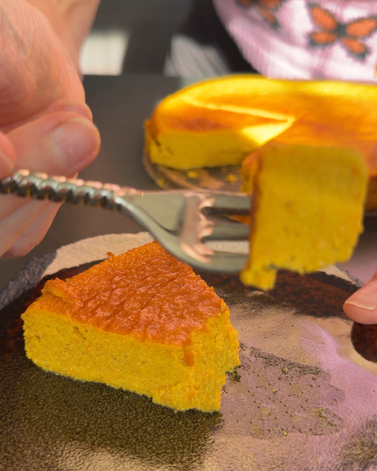 gesunder Kürbiskuchen