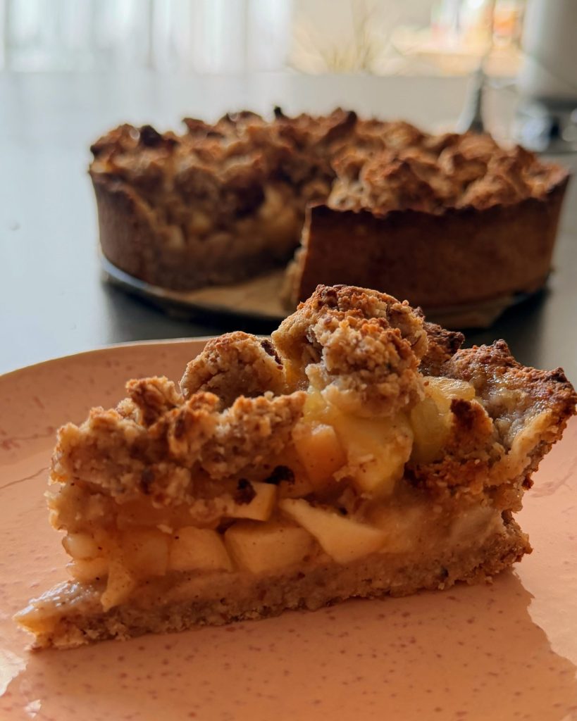 Apfelkuchen mit Mandeln