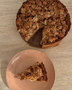 Veganer Apfelstreuselkuchen
