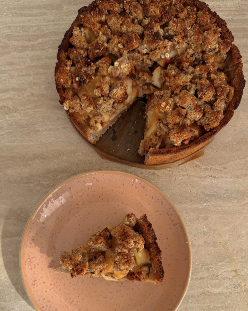 Veganer Apfelstreuselkuchen