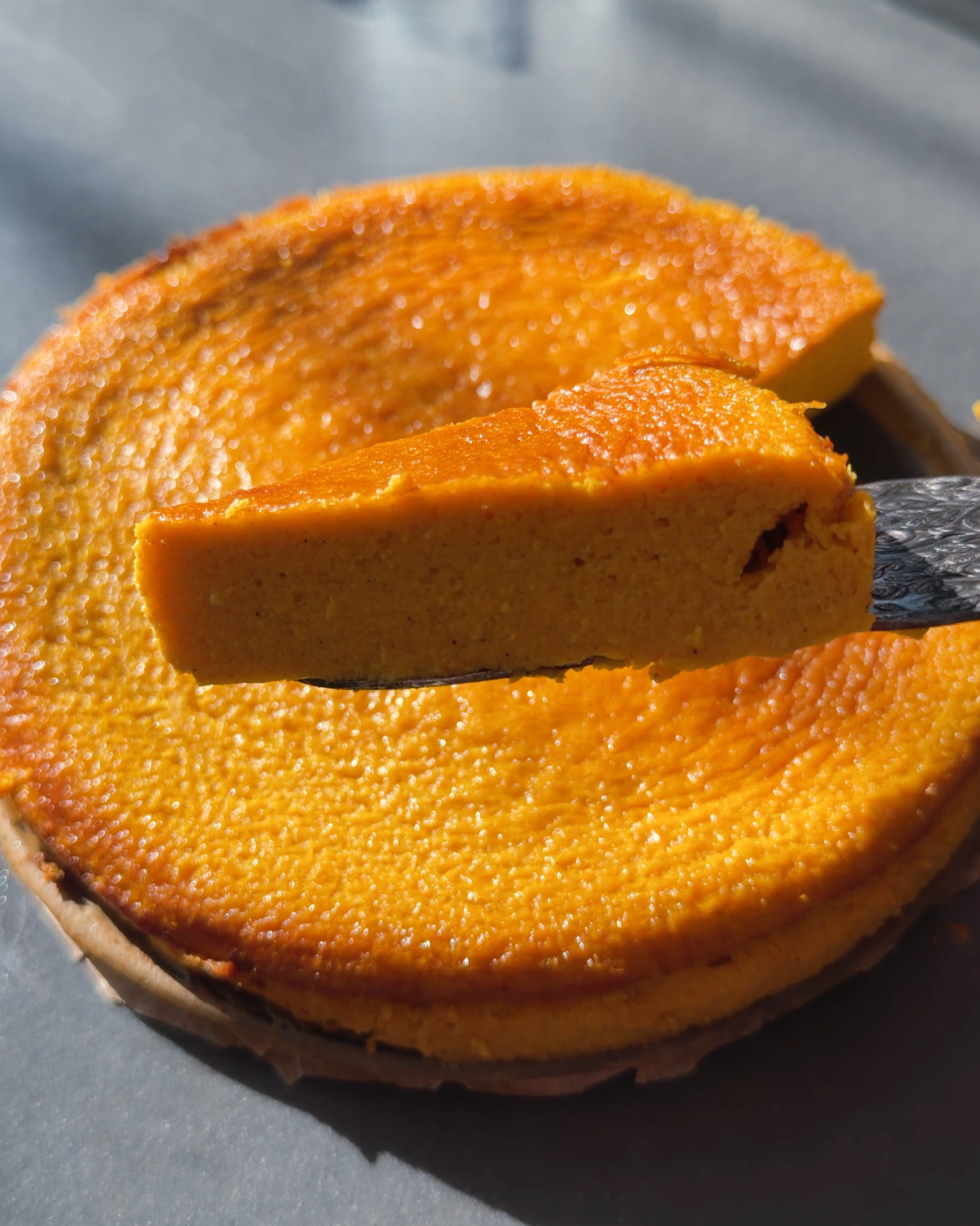 Kürbis Cheesecake ohne Mehl